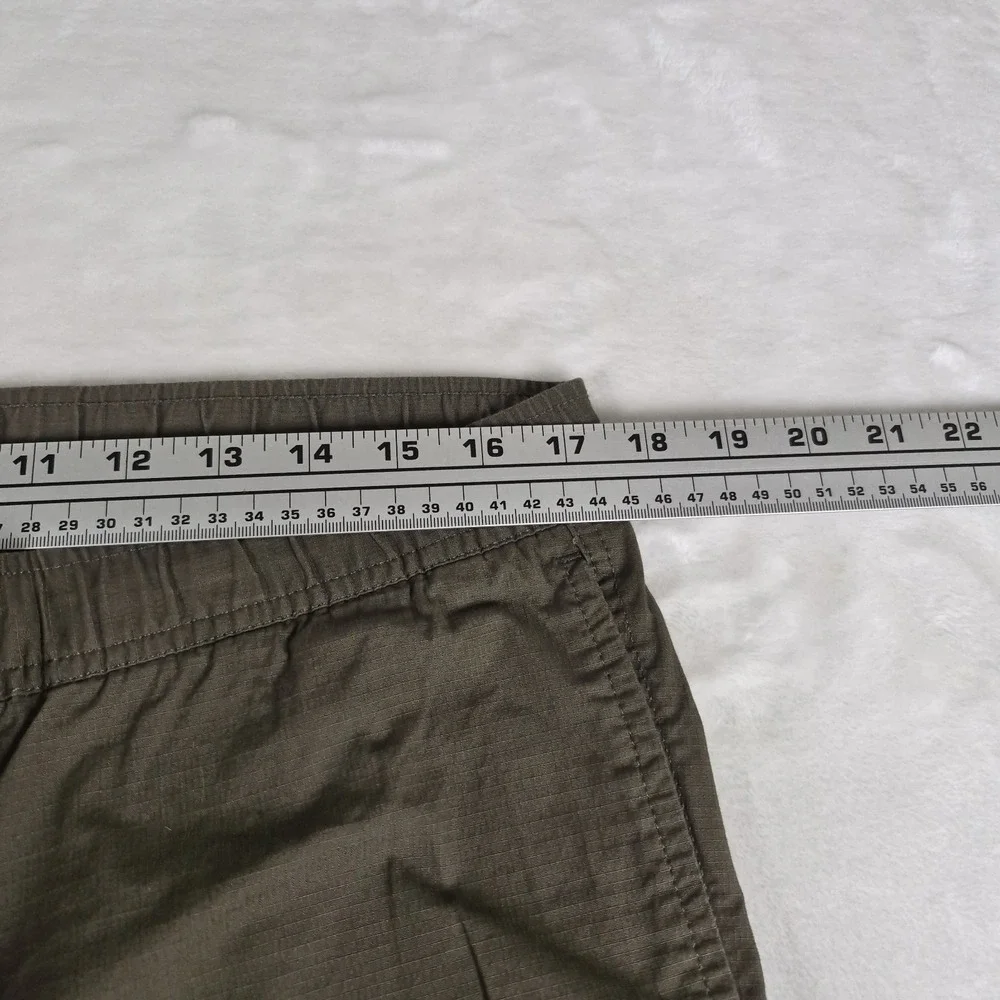 Vuori V412 Ripstop Climber Pants Men's XL Green Drawstring Pocket Hiking Outdoor